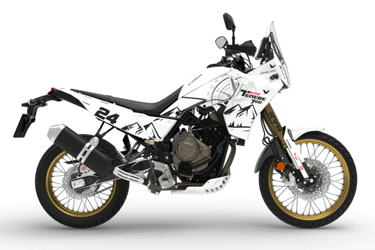 YAMAHA ADVENTURE TENERE TRIP GRAPHICS KIT - Madestickers White#color_white