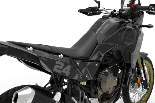 YAMAHA ADVENTURE TENERE TRIP GRAPHICS KIT - Madestickers Black#color_black