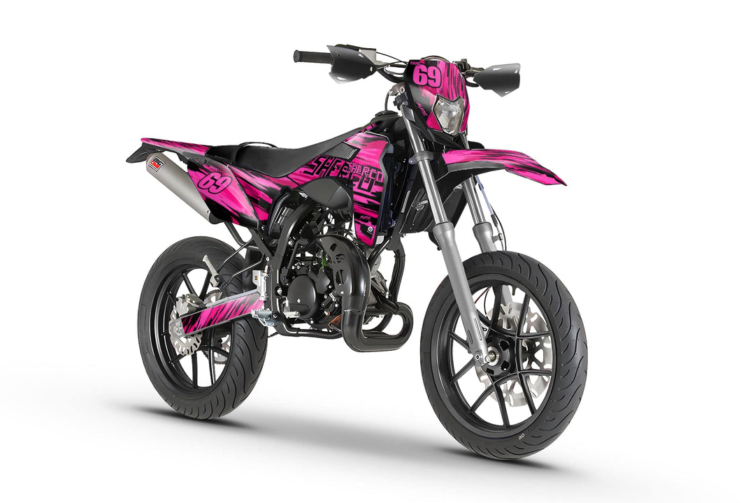 SHERCO BRUSHED GRAPHICS KIT - Madestickers